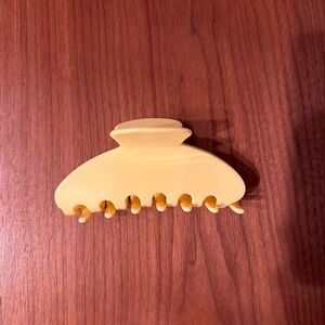 Butter Yellow Hair Claw Clip NWT